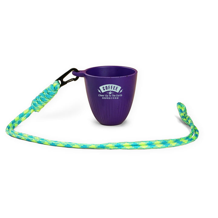 【CAMPING CUP】Eco - Friendly Coffee - grounds cup with Lanyard - 90ml / 3oz - HOHIILIFE
