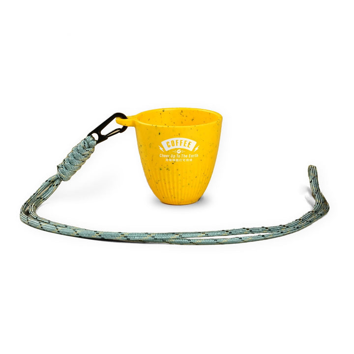 【CAMPING CUP】Eco - Friendly Coffee - grounds cup with Lanyard - 90ml / 3oz - HOHIILIFE