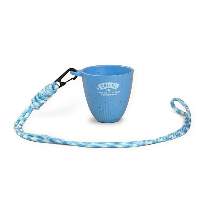 【CAMPING CUP】Eco - Friendly Coffee - grounds cup with Lanyard - 90ml / 3oz - HOHIILIFE