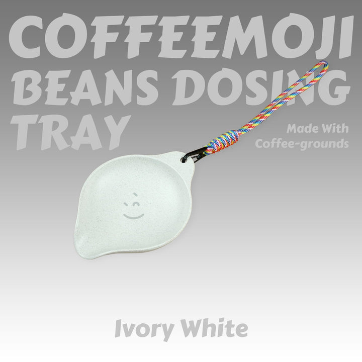 【COFFEEMOJI BEANS DOSING TRAY】Eco - Friendly Coffee - grounds dosing tray with Lanyard - HOHIILIFE