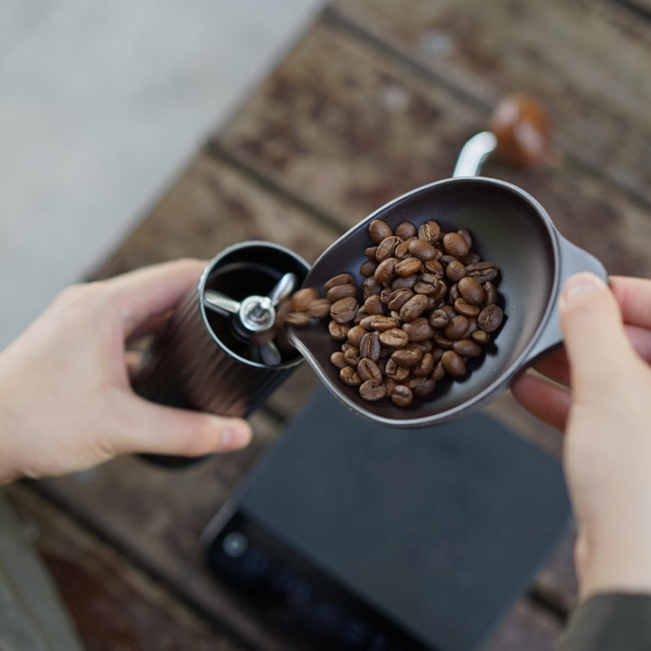 【COFFEEMOJI BEANS DOSING TRAY】Eco - Friendly Coffee - grounds dosing tray with Lanyard - HOHIILIFE