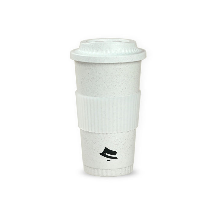 【HAT - TIP TRAVEL CUP】Eco - Friendly Coffee - grounds Travel cup with - 355ml / 12oz - HOHIILIFE