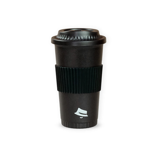 【HAT - TIP TRAVEL CUP】Eco - Friendly Coffee - grounds Travel cup with - 355ml / 12oz - HOHIILIFE